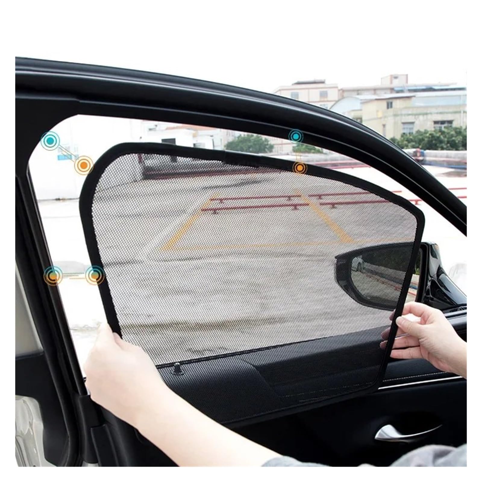 Hellet Parasole Pieghevole Per Parabrezza Honda Civic 2012-2015 - Protezione Solare Con Foglio Alluminio - Riduce Calore Interno Auto