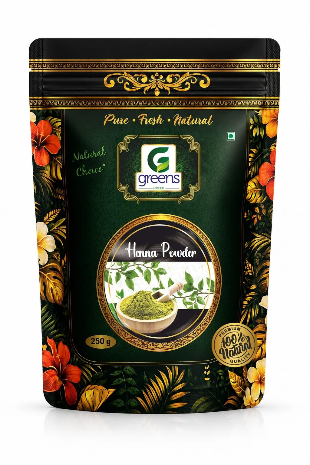 Henna Powder 250g Pure Mehendi Powder Pack of 1-image-39