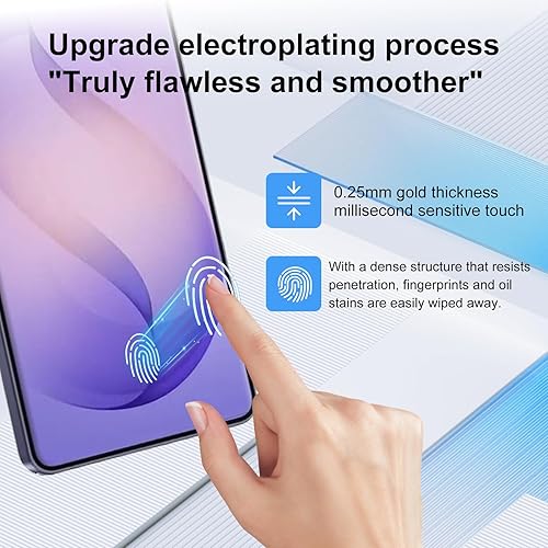 Miniatura 5 de Protector de pantalla para Samsung Galaxy S26 Ultra (paquete de 2), kit de instalación sin polvo, vidrio templado ultra transparente, dureza 9H