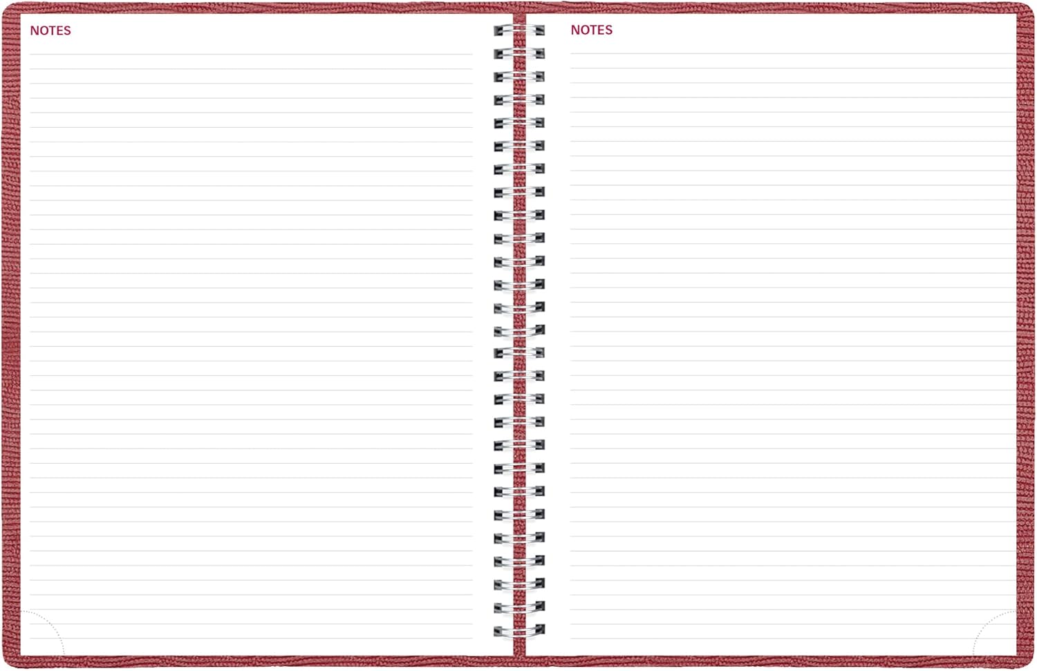 Brownline® 2025 Essential Weekly Planner, Appointment Book, 12 Months, January to December, Twin-Wire Binding, 11" x 8.5", Red (CB950.RED-25)