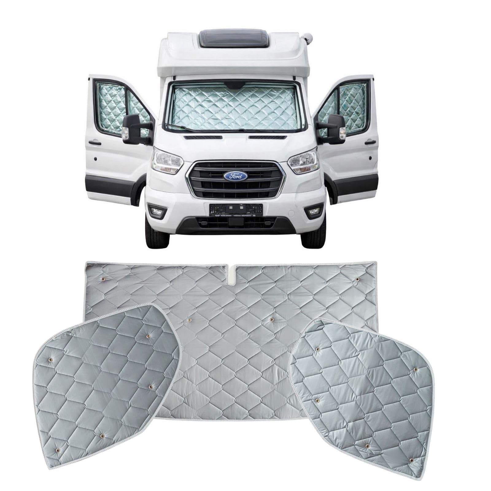 FAHRER Lux-Parapioggia Riflettente Taglia L – Copertura Impermeabile Per Zaini E Borse Fino A 25L (Grigio)