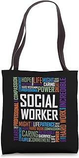 Social Worker Shirt for Women and Men Gift Tshirt Tote Bag