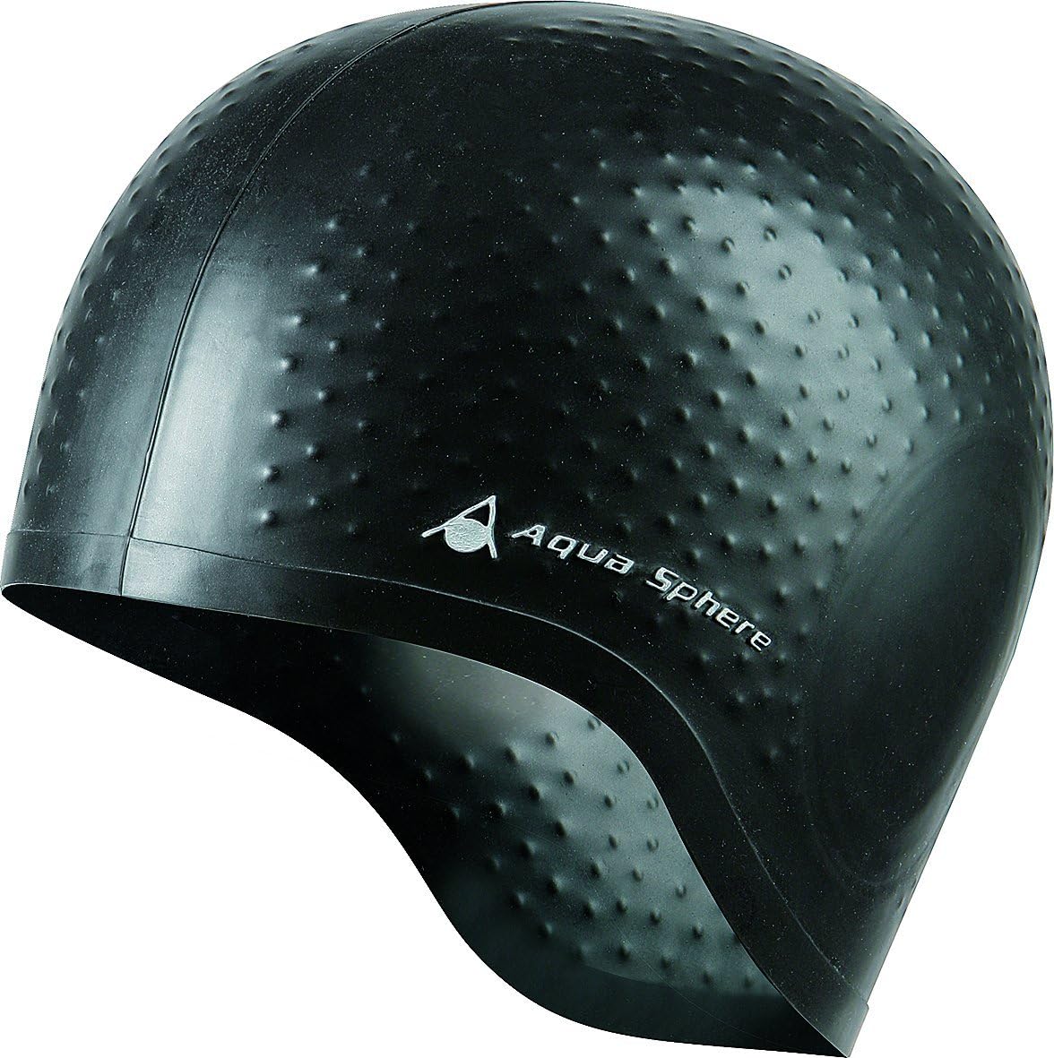 Aqua Sphere Aqua Glide Silicone Swim Cap (Black
