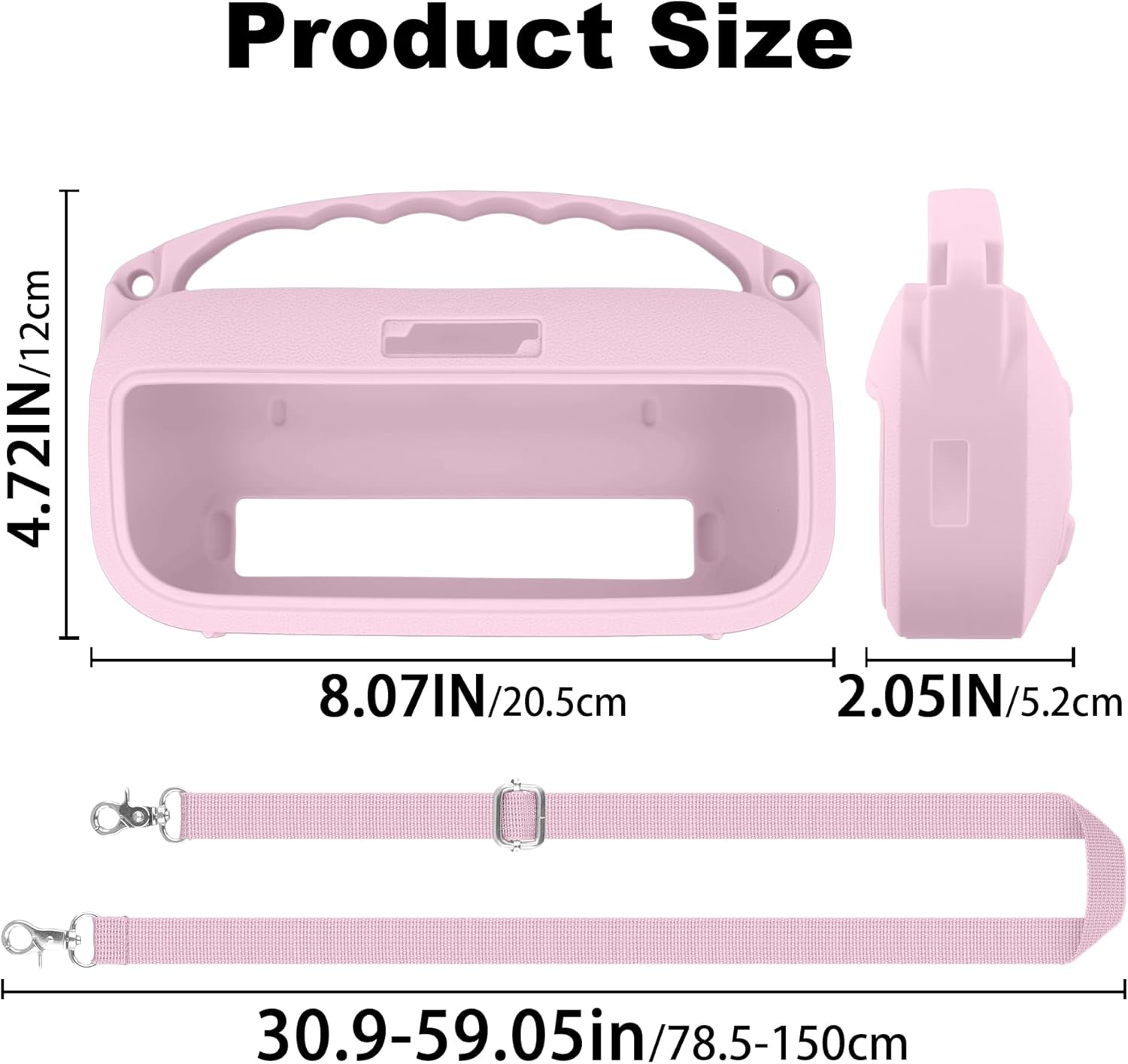 Aenllosi for Bose SoundLink Flex Bluetooth Speaker (2nd Gen) Silicone Cover Case, Pink (Case Only) - Image 6