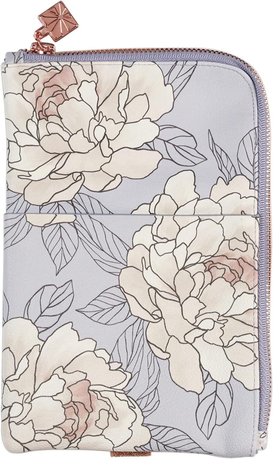 Erin CondrenUltimate Planny Pack - Flora. Planner Accessory Pouch. Inside Pockets and Extended Metal Zipper. Elastic Band to Secure Around Planner or Notebook. Vegan Leather Organizer Case .