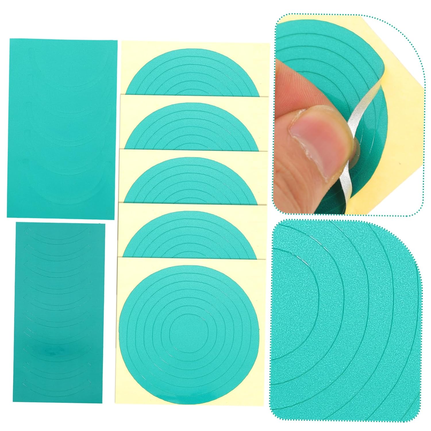 Pressure Gauge Accessories 7 Sheets Identification Stickers for Gauge Easy Apply