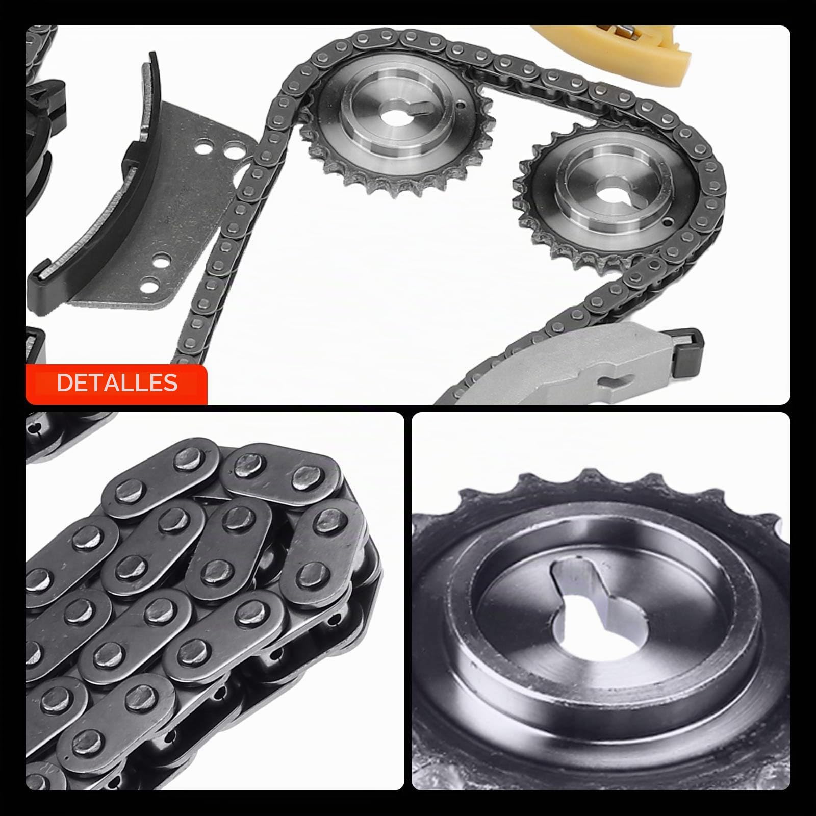 Frankberg Kit de cadena de distribución 23360-4A020 | Compatible con: Chasis/Plataforma H-1, Caja H-1 A1, H-1/Starex, Sorento I JC, H-1 Travel TQ