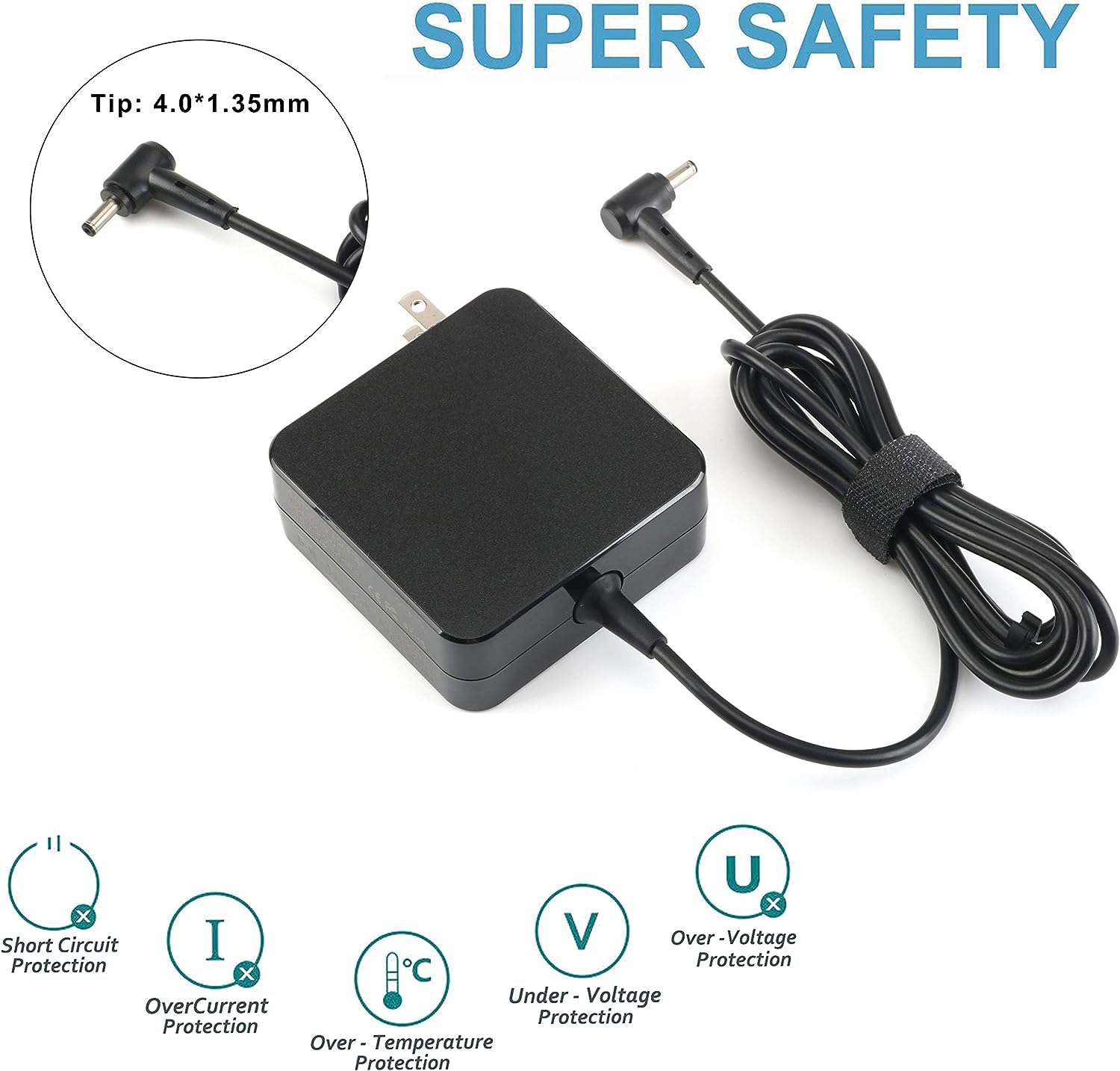 65W Ac Adaptador de para computador portátil compatível com Asus