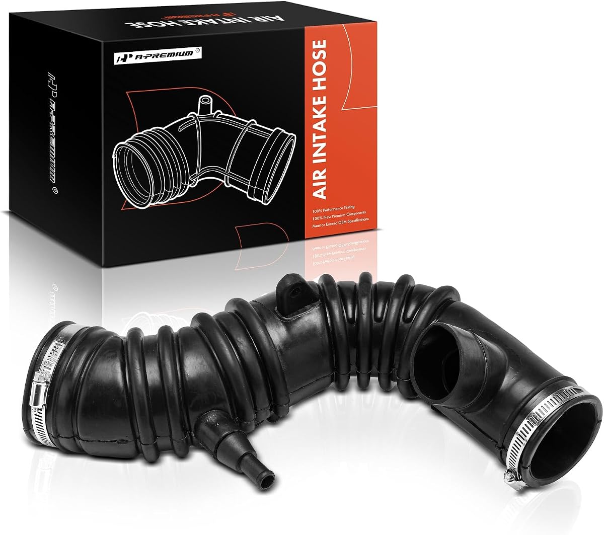 A-Premium Engine Air Intake Hose Tube with Clamps Compatible with Toyota | for Camry & Solara 2000 2001, L4 2.2L, Naturally Aspirated, Replace# 17881-03110, 1788103110