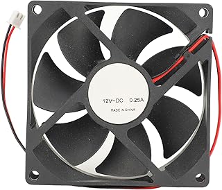 Dual Ball Bearing Fan 12V High Speed 3000RPM Exhaust Blower Smoke Extractor for DIY Soldering 3D ABS Copper 90mm