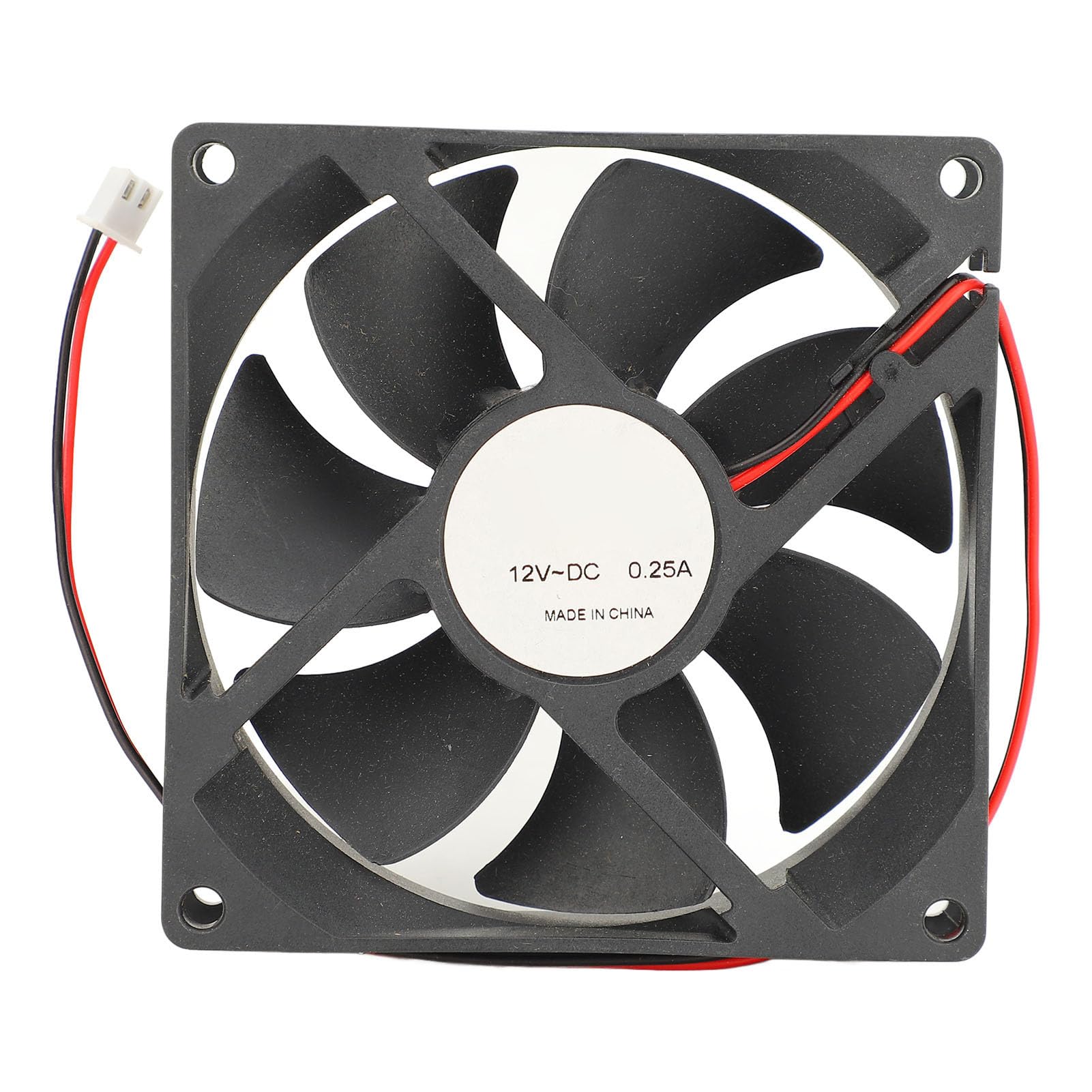 Ventilateur de refroidissement à double roulement à billes 12 V CC 92 mm x 92 mm, avec connecteur à 2 broches, 3 000 tr/min haute vitesse, débit d'air de 52,8 CFM, pour
