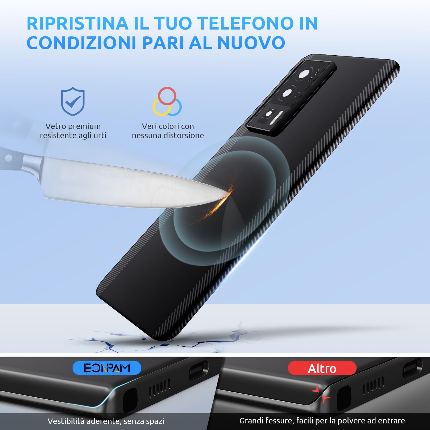 OEM A + Cover posteriore in vetro per Xiaomi Poco X4 Pro 5G