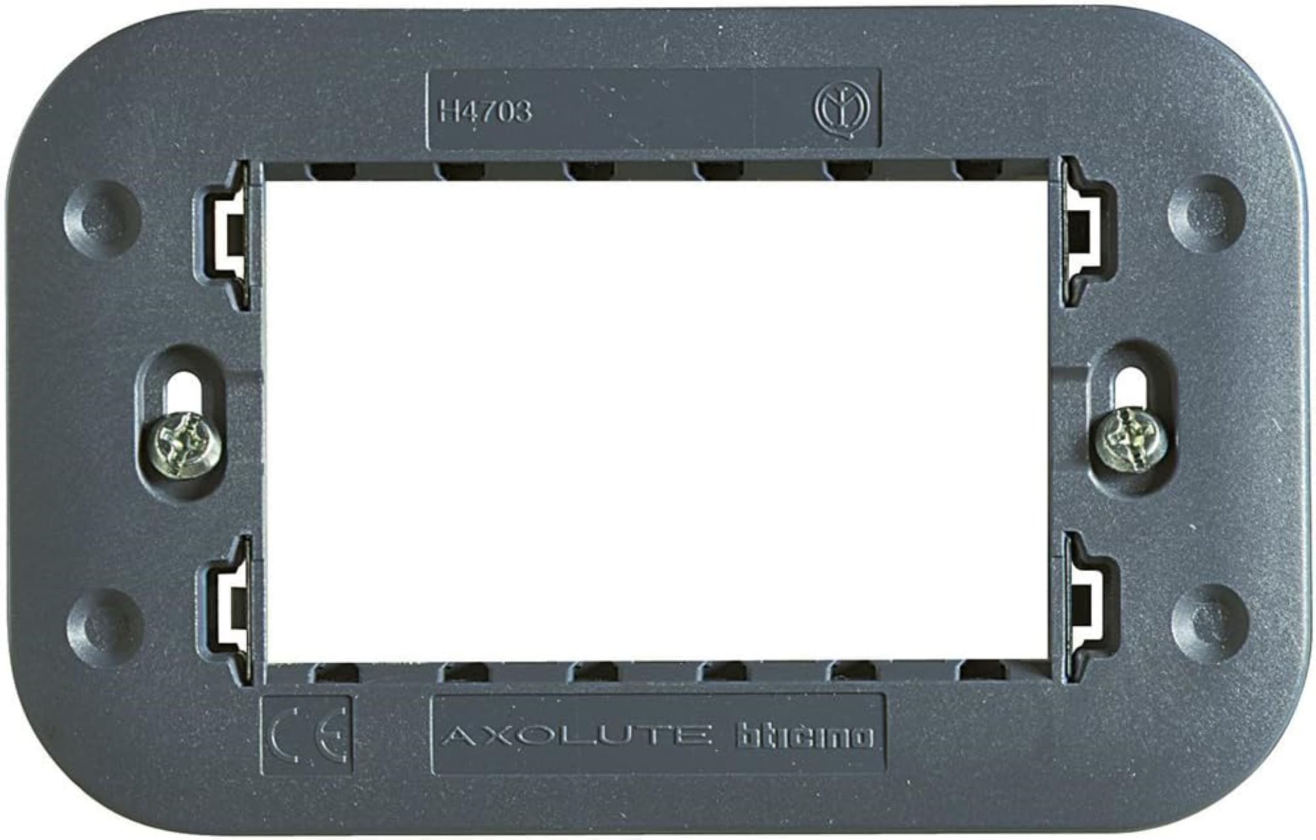 Bticino SH4703F Axolute Supporto, 3M con Viti, Multicolore