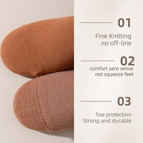 Miniatura 3 de Calcetines de yoga antideslizantes para mujer con agarre para pilates, calcetines de hospital para mujer Barre Grippy