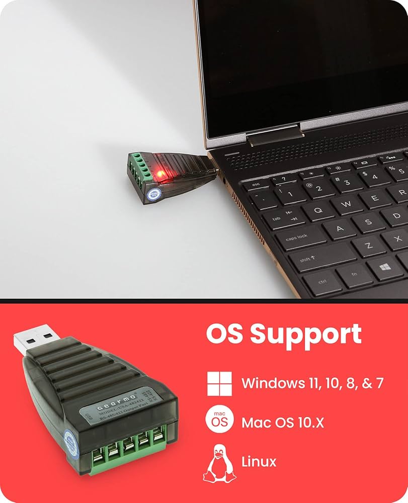 Amazon.com: Gearmo USB to Serial RS485/422 Converter with