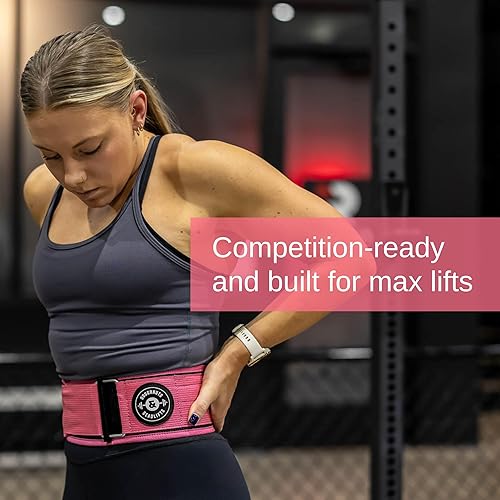 Miniatura 4 de Cinturón de levantamiento de pesas para sentadillas, cinturón de levantamiento de pesas para peso muerto, soporte de espalda de 4 pulgadas para