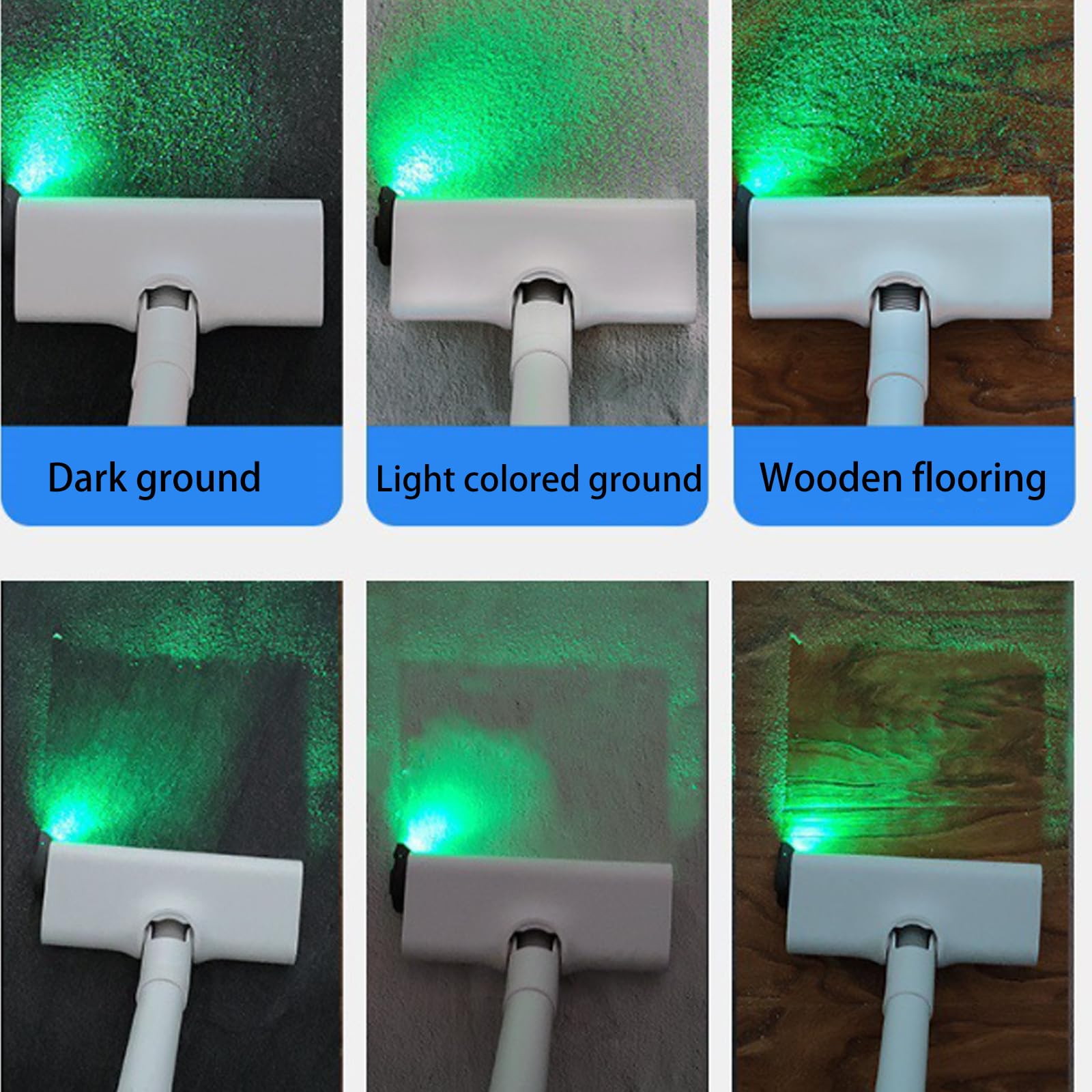 Lumière De Détection De Poussière D'aspirateur, Fixation