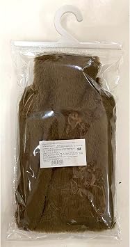 SICAK SU TORBASI YAN CEPLİ BEJ PELUŞ TERMOFOR 27x17x2cm 1 LİTRE
