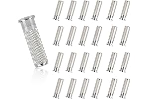 SPG Aluminum .244 Arrow Inserts for Carbon Arrows: Accuracy Redefined