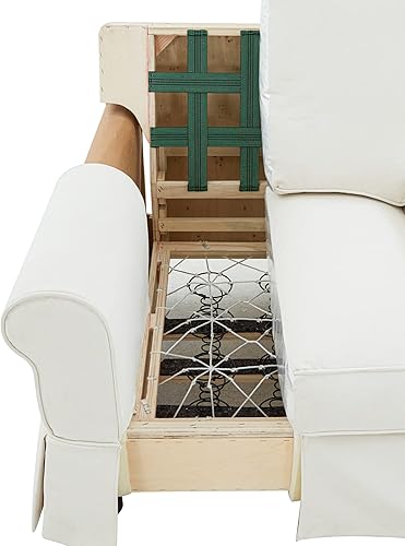 Miniatura 7 de Sunset Trading Horizon - Sofá cama con cubierta deslizante color blanco talla S