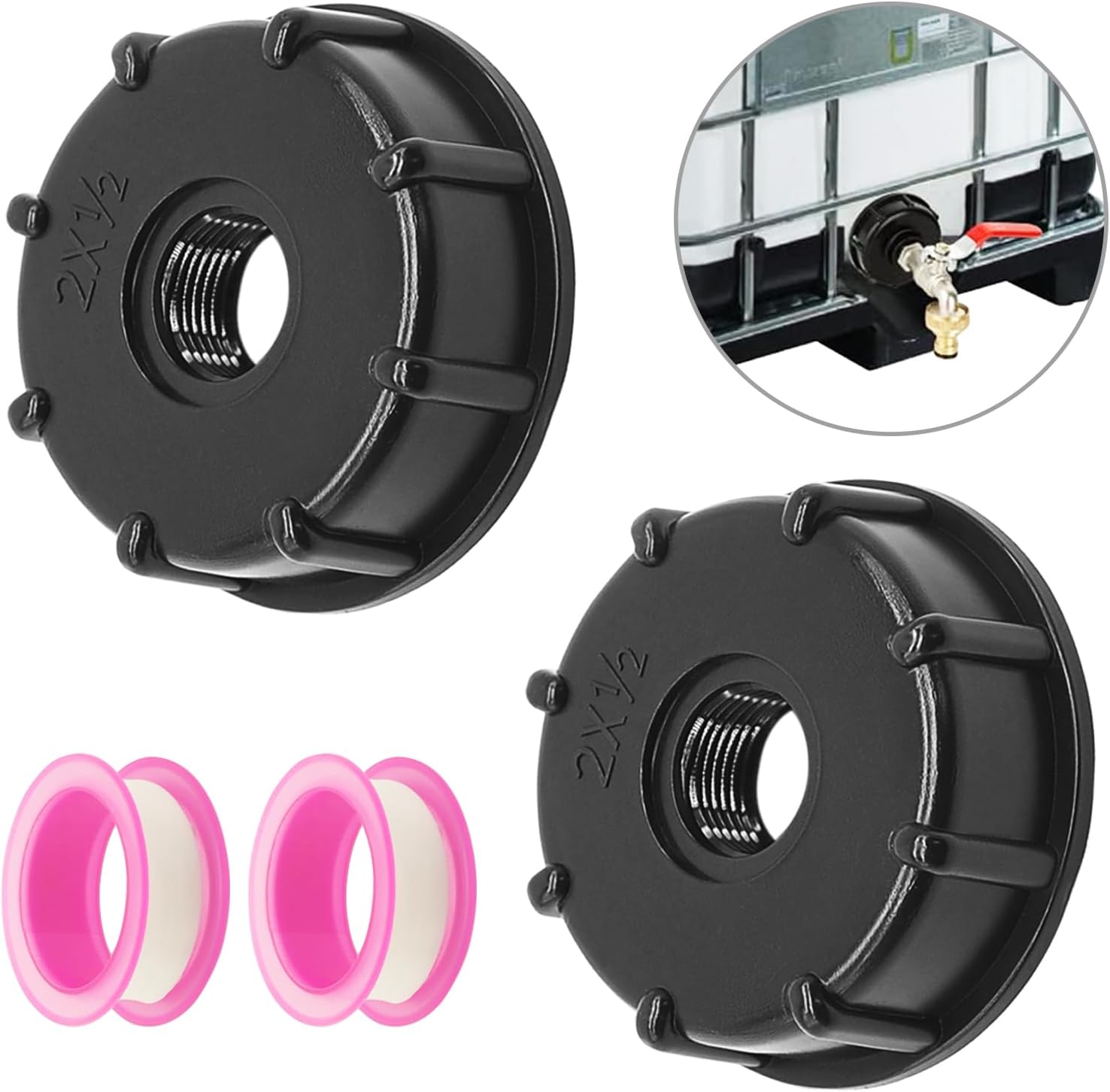 IBC Tank Adapter S60x6 - 110mm Verlängerung Für 1000L Container