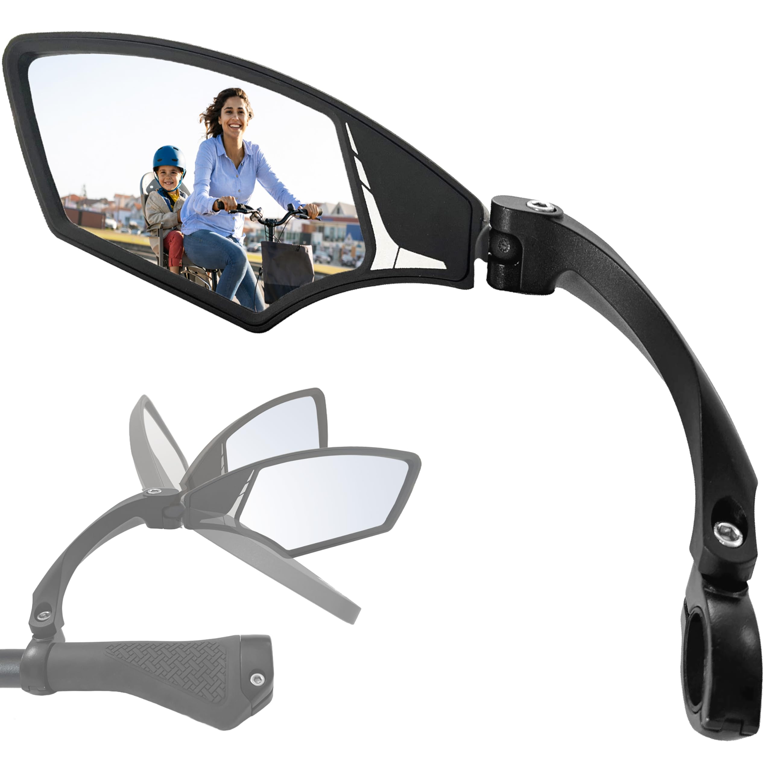 自転車本体 ifan fajar Amazon.com: Hafny Handlebar Bike Mirror – HD Glass, Wide Angle