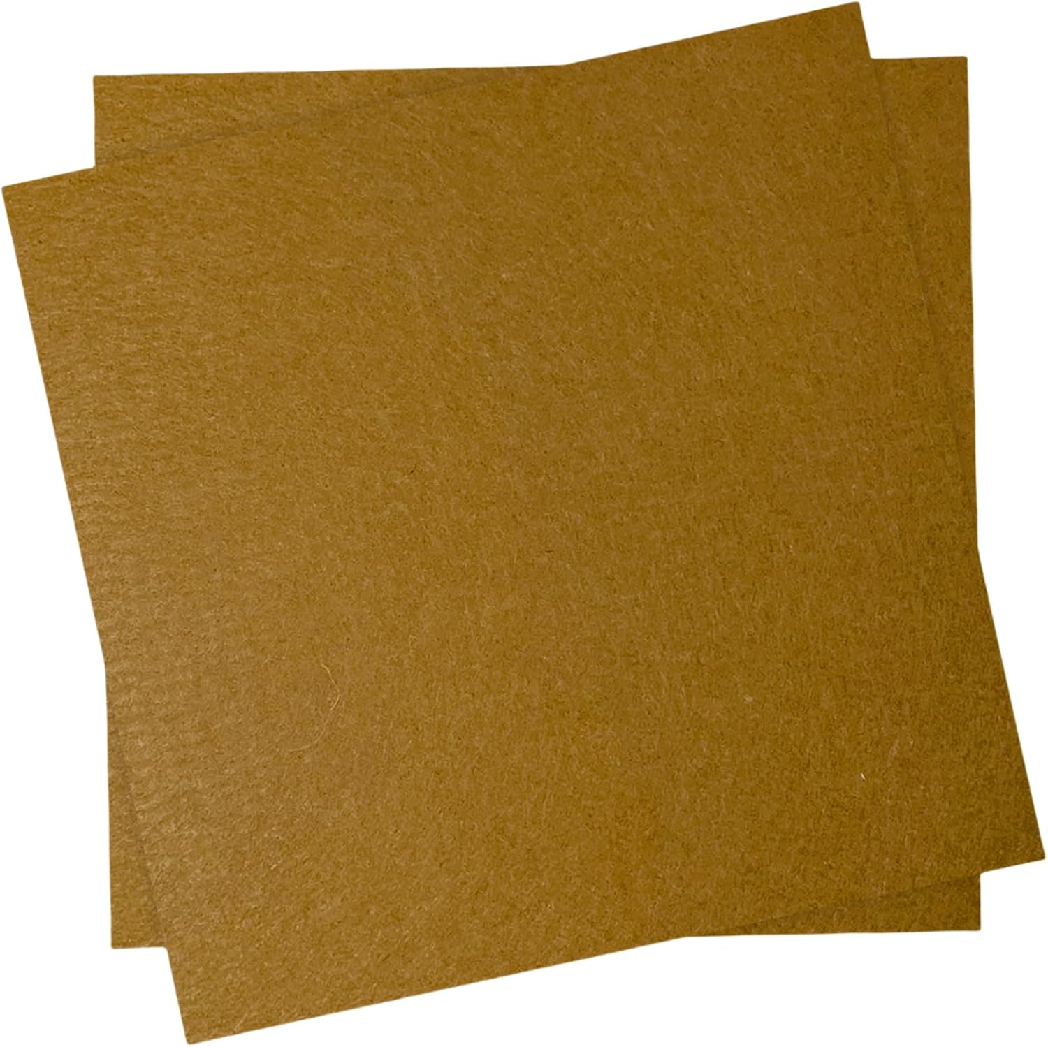 12" x 12" Felt Fabric Sheets for Crafts, 1mm Thick, Squares Felt Paper for Sewing Craft, Non-Woven Felt Fabric for Sewing Patchwork Material, 2pcs (Orange)