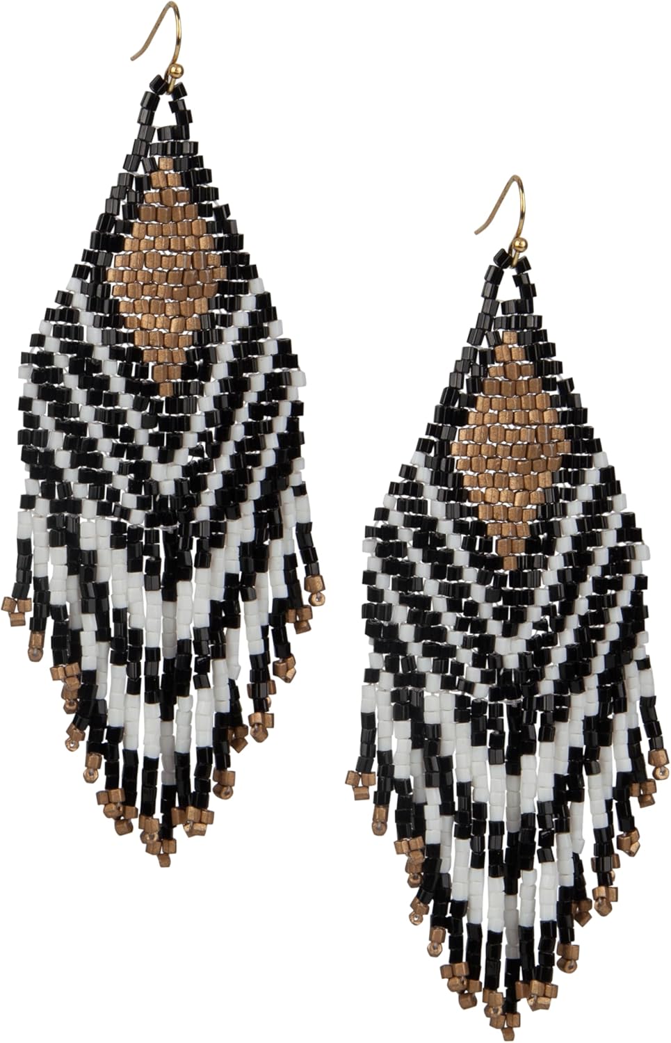 Seed Bead Jewelry: SPUNKYsoul Handmade Beaded Boho Earrings for Modern Bohemian Women