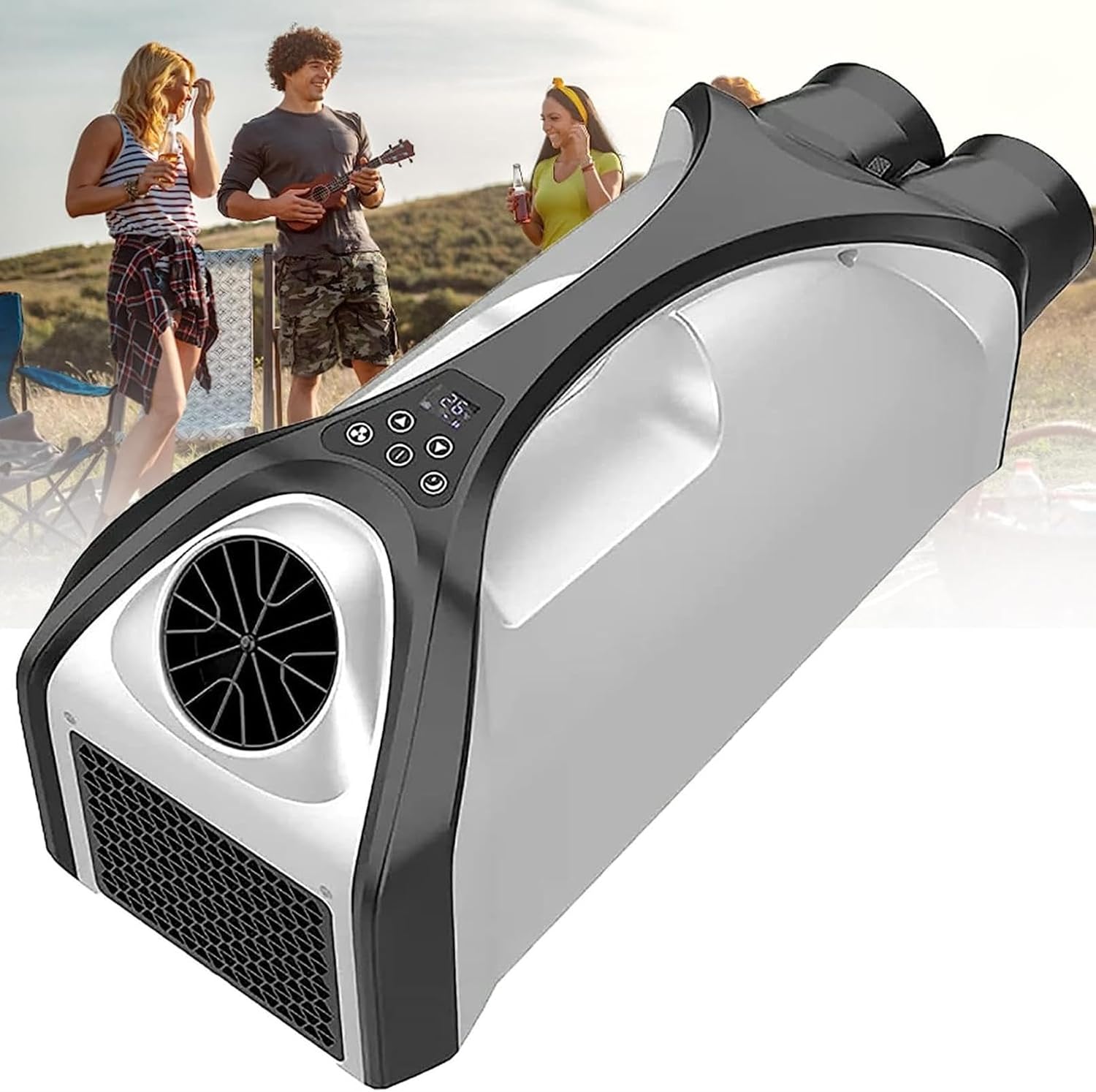 Air Cooler Portable Air Conditioner Protable Air Conditioner Mini Air Cooler Dual Hose System With 3 Wind Speed
