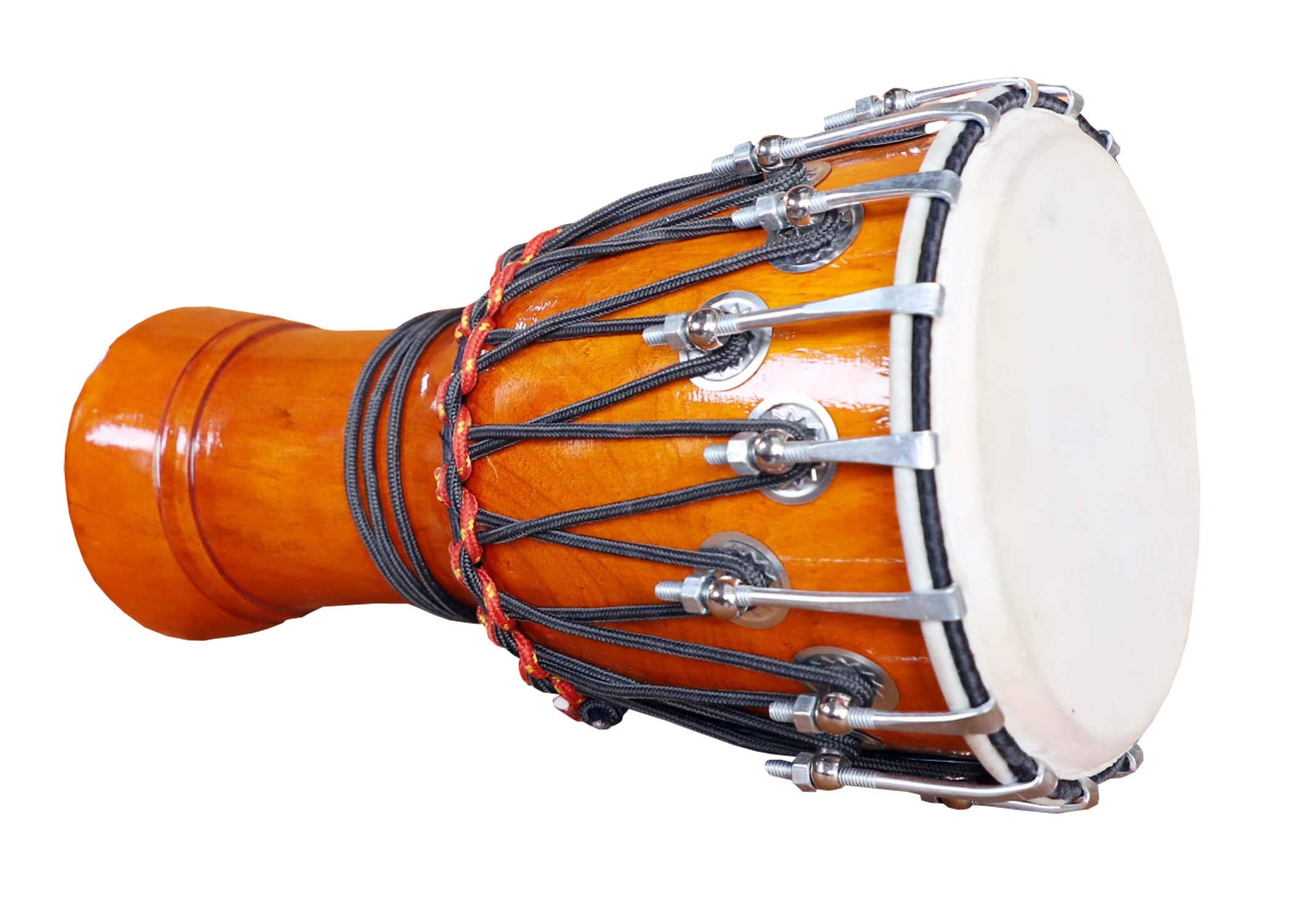 GT manufacturers Cuerda de estilo última intervensión | Djembe afinado, batería Djembe (cabeza de 8 pulgadas), instrumento musical, batería de percusión de mano, Djembe con cubierta (amarillo)