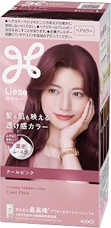 LISE 丽泽泡沫颜色 冷粉 黑发用染发剂 (115ml) 医药部外品