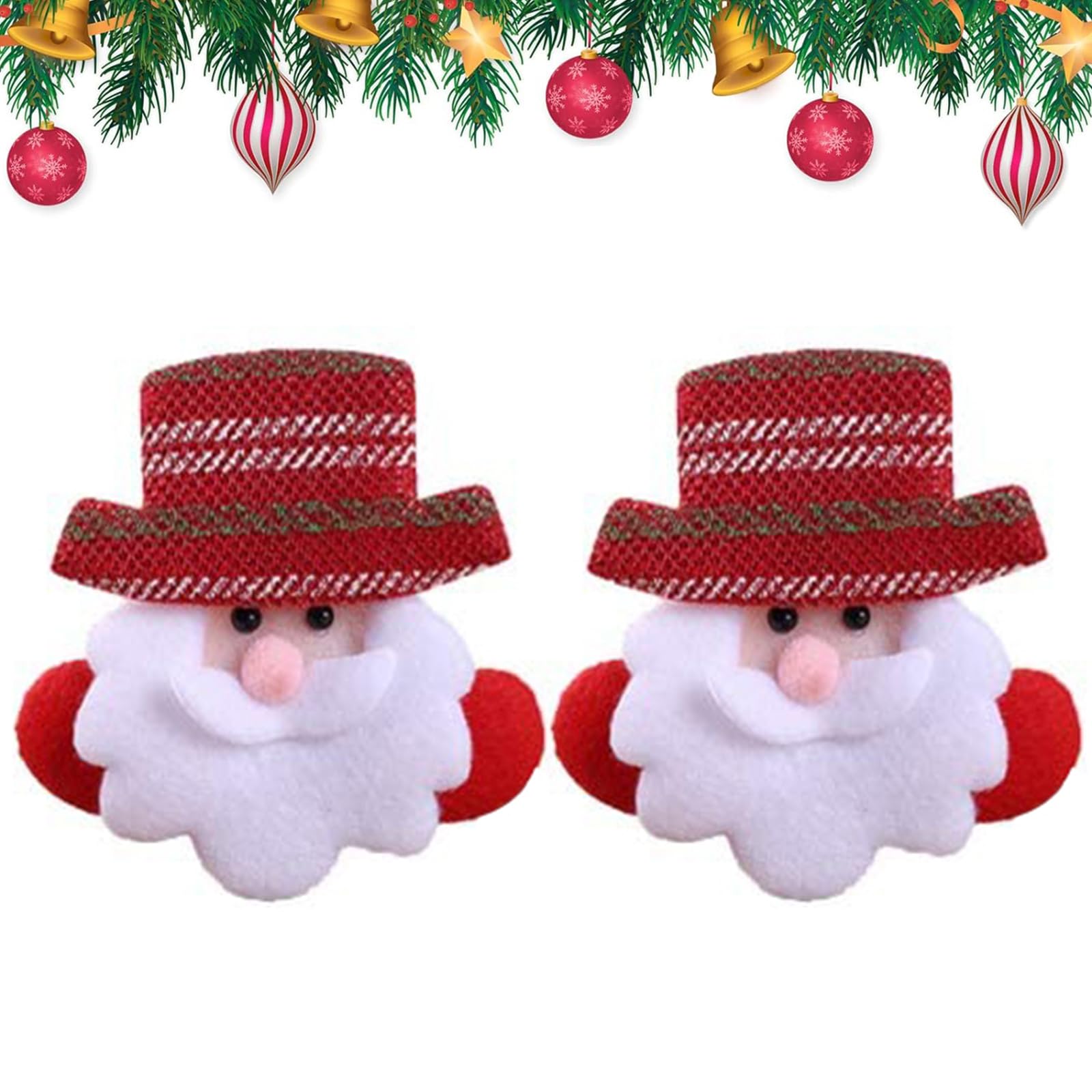 Broches de Noël à LED Broche de Noël Broches de Noël Clignotantes à LED Broche de Noël Broches Broche de Noël Lumineuse LED Broche de Décoration de Noël Épingles de Noël pour Thème de Noël 2 Pièces