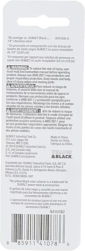 Miniatura 3 de DEWALT DWA1211 1164" broca industrial del acero de aleación del cobalto del punto piloto