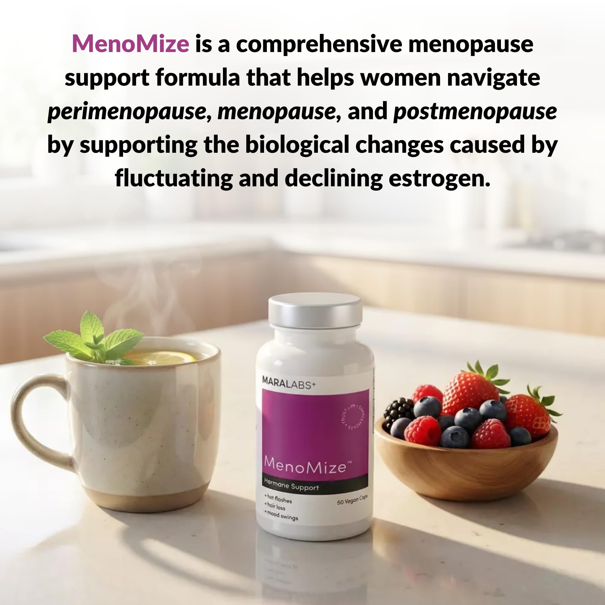 Mara Labs MenoMize Menopause Support | 60 Vegan Capsules — Amazon image 5