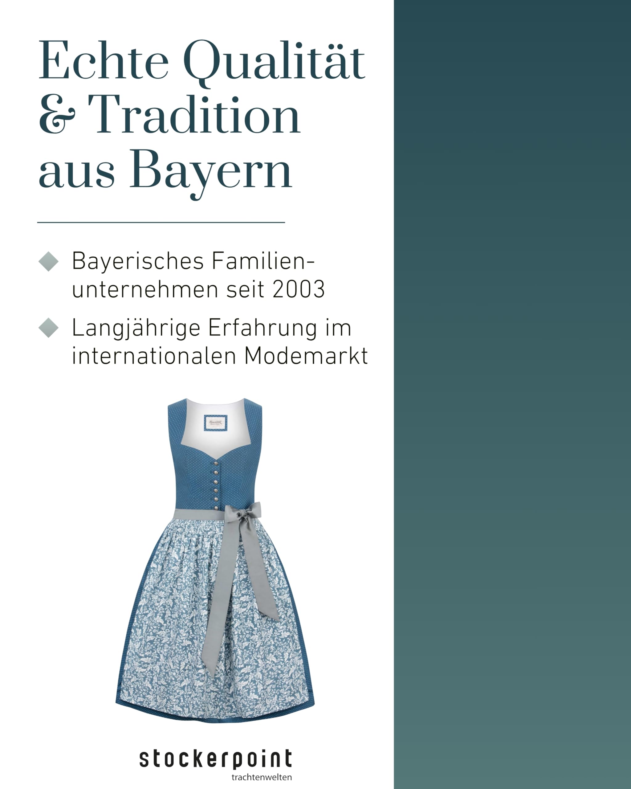 Damen Rhianna Midi Dirndl (1er Pack)