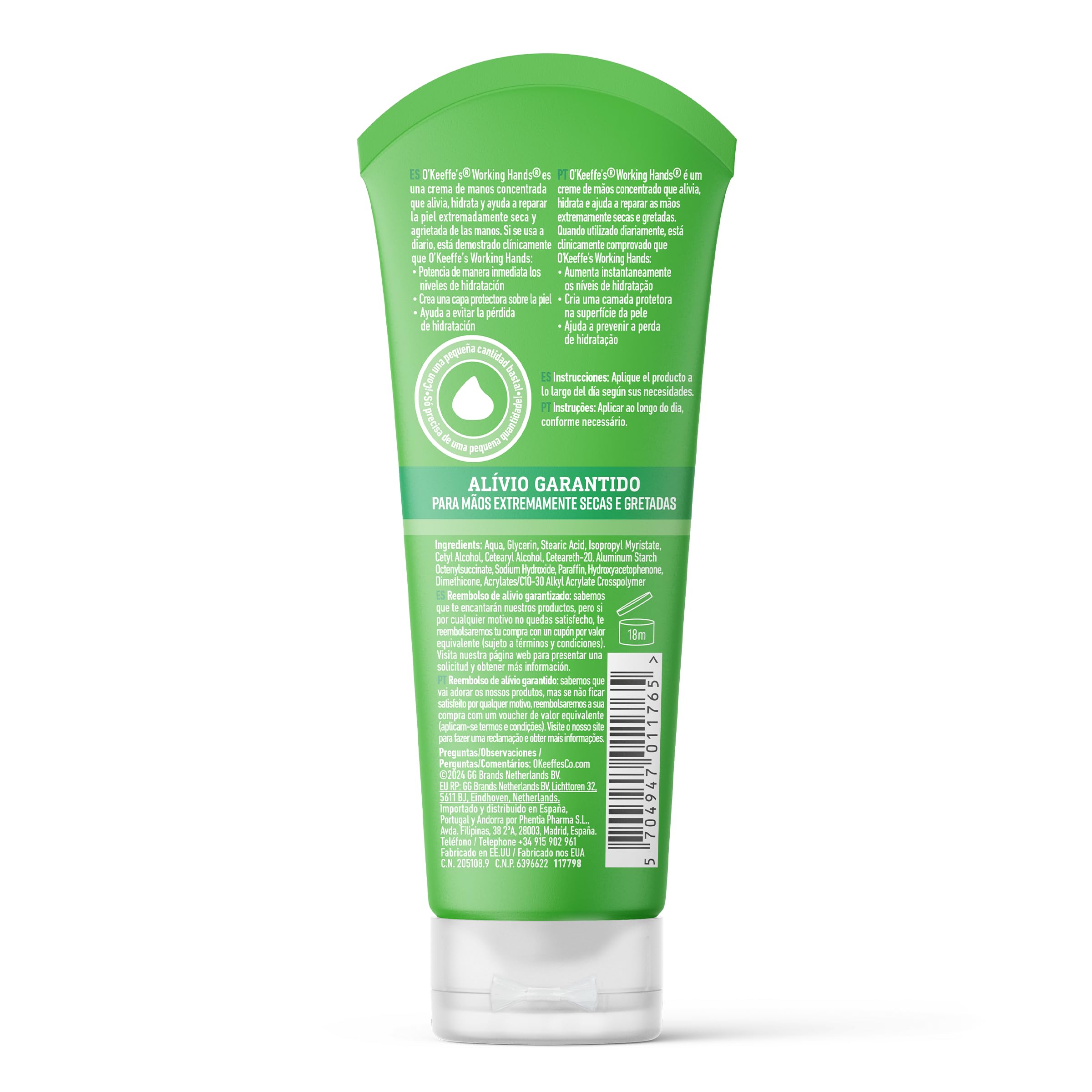 O`Keeffes Working Hands Crema para manos secas y agrietadas 80ml