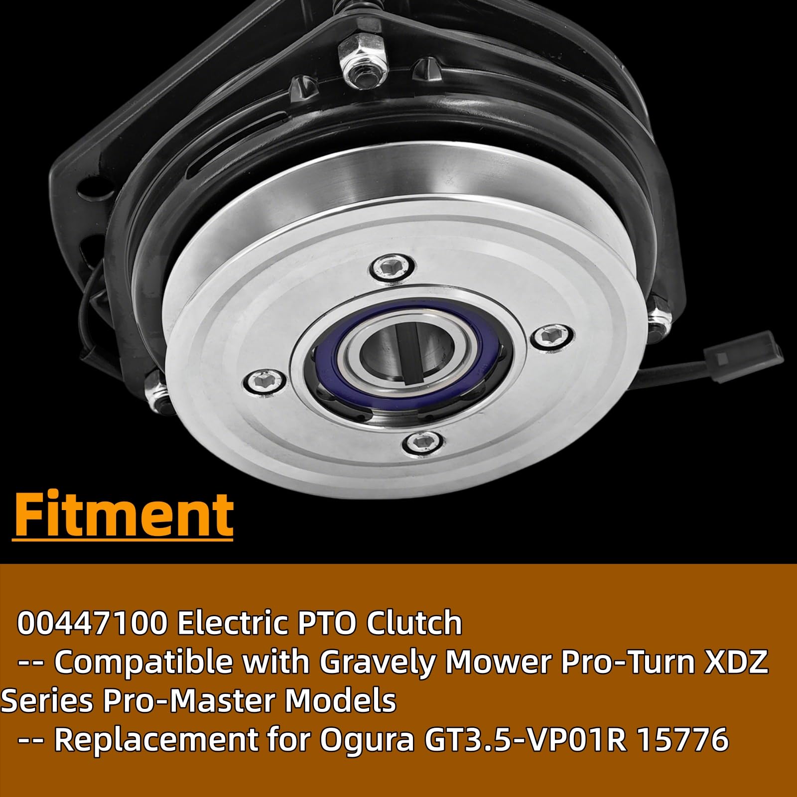 00447100 - Frizione elettrica per tosaerba serie XDZ Pro-Master PM 144 148 152 160 252 260 266 272 320 3084 Pro-Turn 252 260 266 272 452 460 460 460 4 66 47 Ricambio per Ogura GT3.5-VP01R 15776