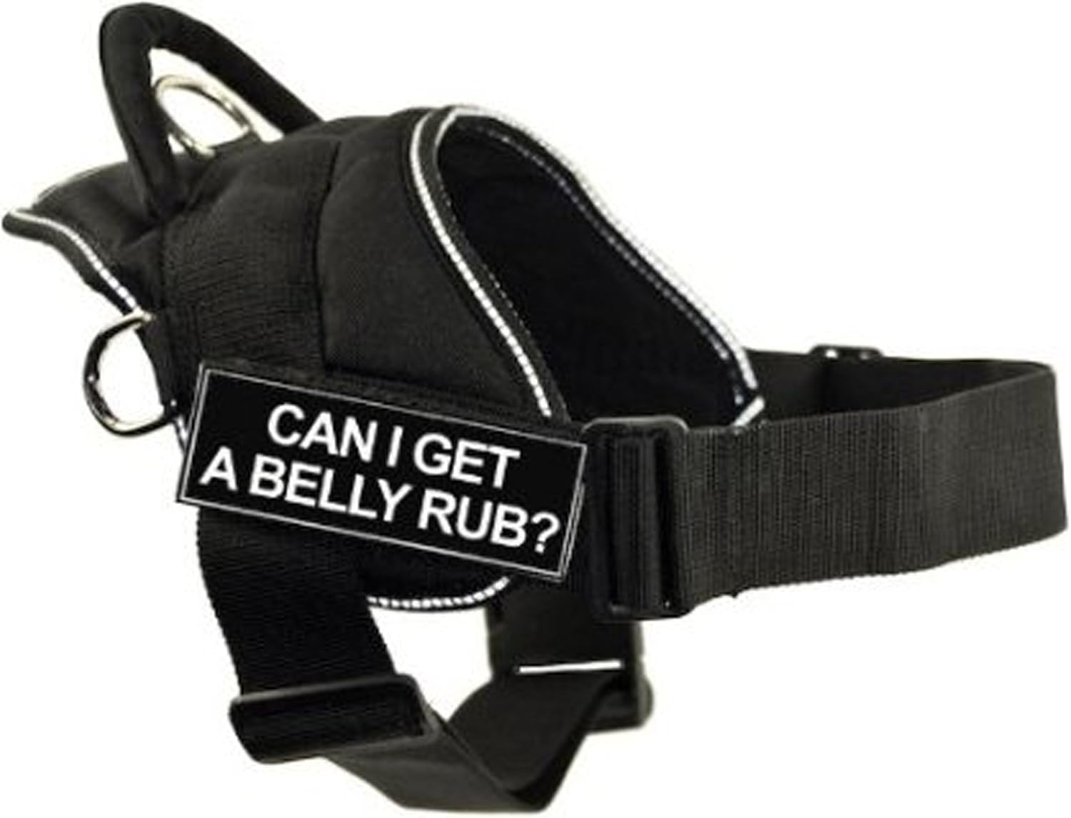 DT Fun Harness, Can I Get a Belly Rub?, X-Small - Fits Girth Size: 20-Inch to 23-Inch