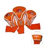 NFL Numbered 1, 3, & X, Fits Oversized Drivers, Utility, Rescue & Fairway Clubs, Velour Lined for Extra Club Protection