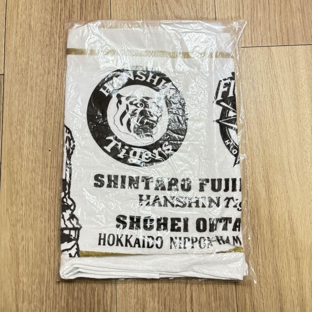 Amazon.co.jp: プレミアム 大谷翔平 藤浪慎太郎 コラボフェイスタオル 