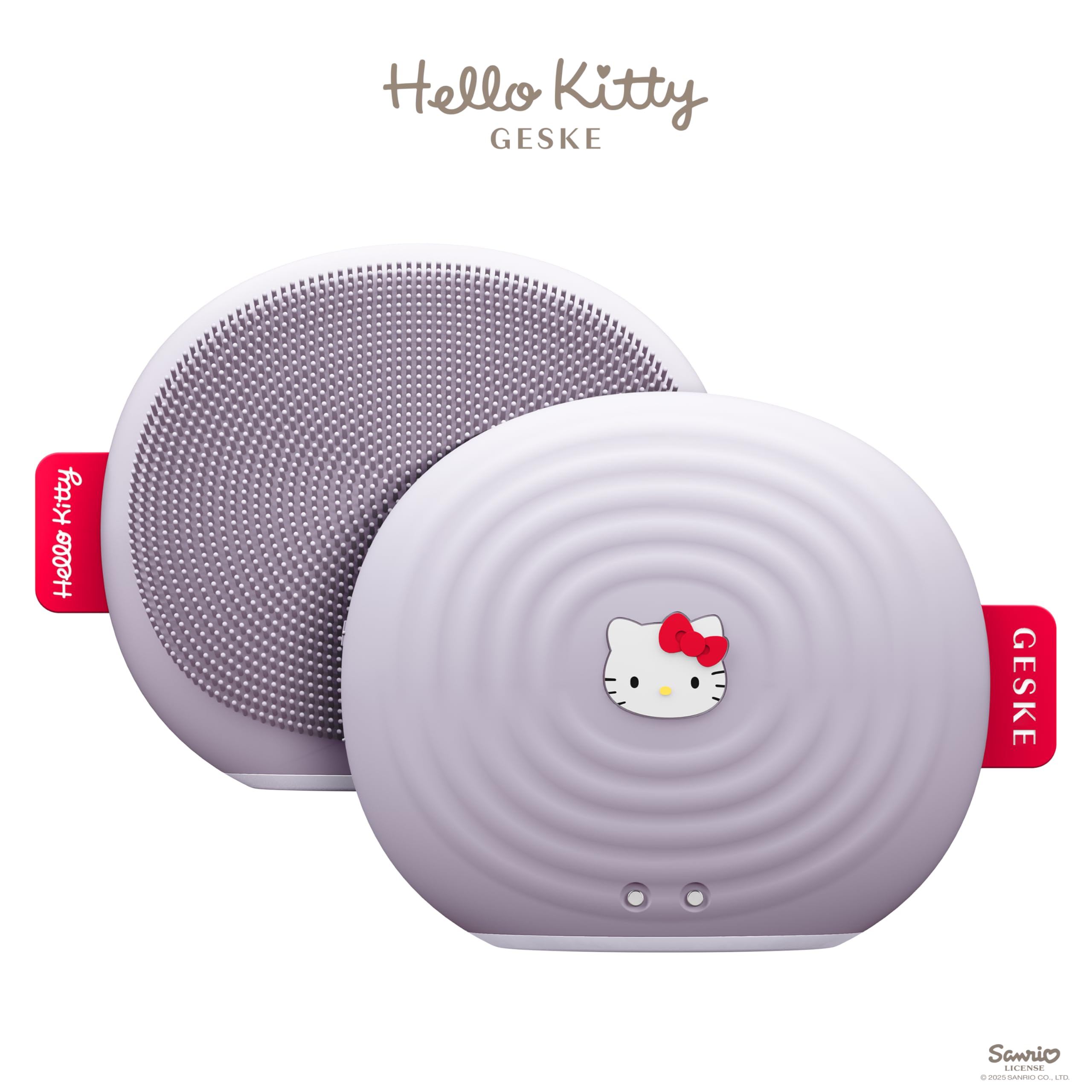 GESKE x Hello Kitty | SmartAppGuided™ Sonic Facial Brush | 4 in 1 | Elektrische Gesichtsreinigungsbürste | Reinigungsbürste | Gesichtsbürste | Hautreinigung | Skincare | sanfte Reinigung