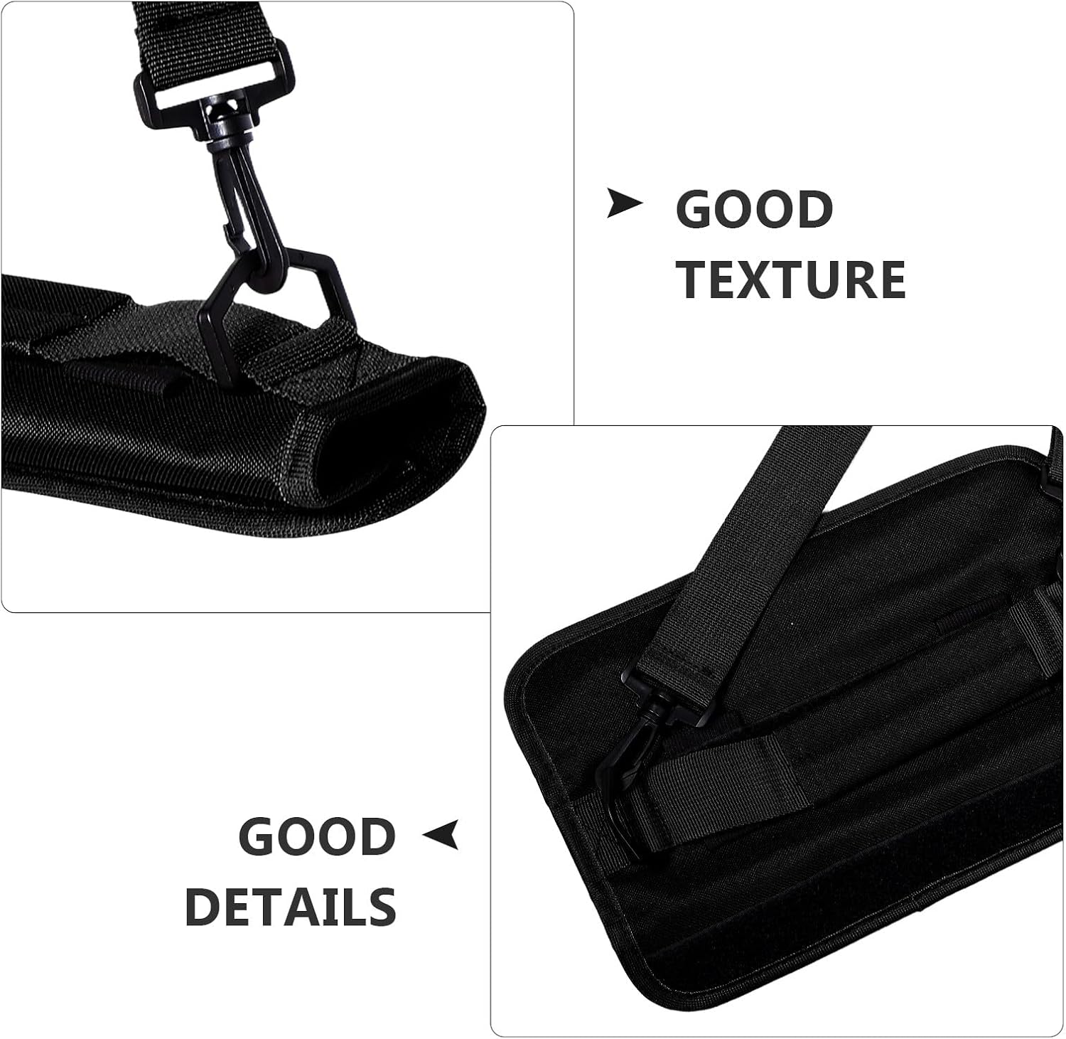 Portable Foldable Golf Club Carry Bag Lightweight Adjustable Driving Range Practice Carrier for Men and Women, Compact Dark Golf Accessories Travel and Training Tote