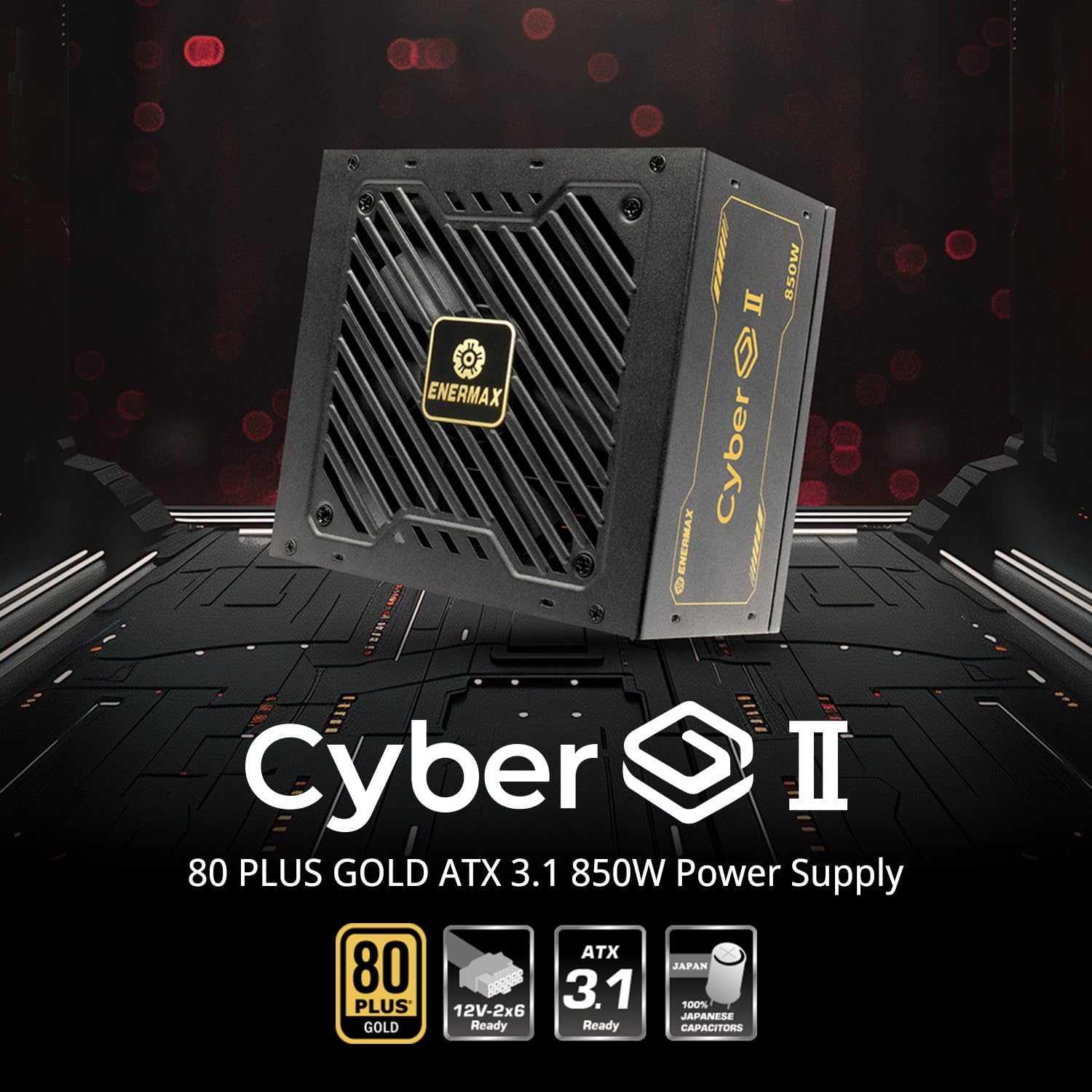 Amazon | Enermax CYBERG II 750W｜ノンモジュラー ATX 3.1 電源