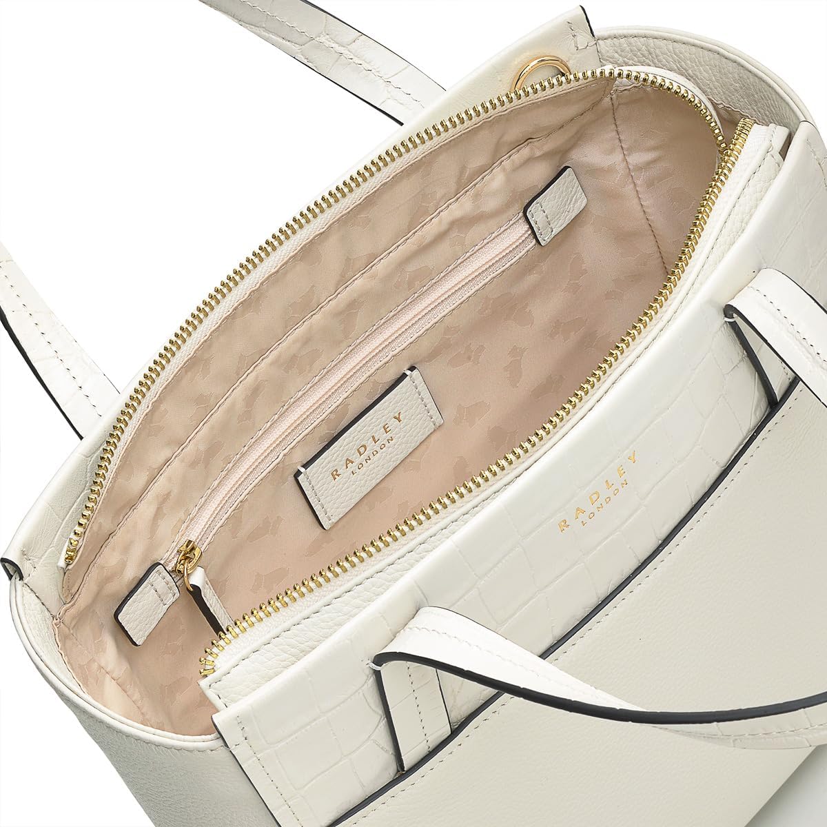 RADLEY London Downtown Women's Small Leather Ziptop Satchel Bag - Image 3