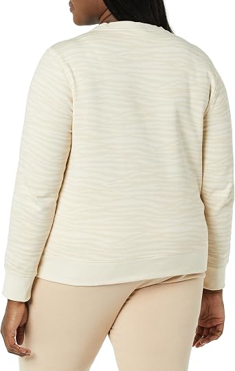 Amazon Essentials Women's Fleece Crewneck Long Sleeve Pullover Sweatshirt (Available in Plus Size)