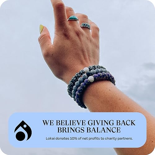 Miniatura 326 de Lokai NFL Football Collection - Pulseras de cuentas para hombres y mujeres, joyería de silicona, pulsera de moda para un ajuste cómodo