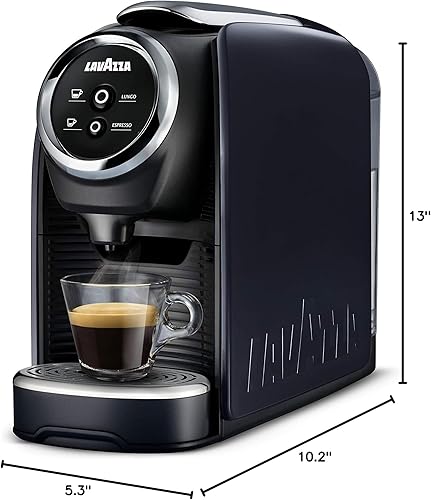 Miniatura 5 de Lavazza Blue Classy LB 300 Mini cafetera para espresso individual, 5.3 x 13 x 10.2 pulgadas, 2 selecciones de café, controles táctiles simples, 1