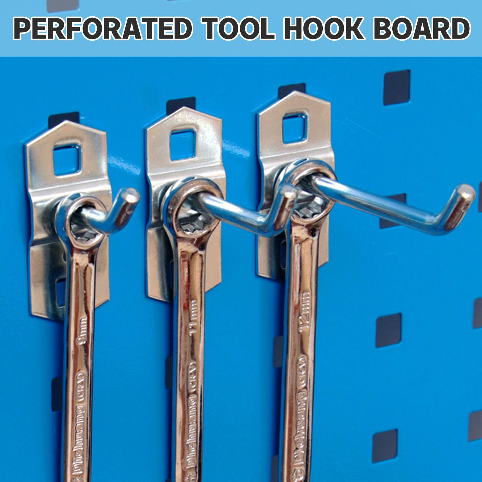 10 Stück Lochwand Haken, Regal Lochwandhaken Stahl, Werkzeughalter Lochwand Zubehör, Haken Wandpaneele Werkzeugwand,Metall Display Regal Wandhaken Lochplatten Anhänger für Supermarkt Werkstatt (25mm)