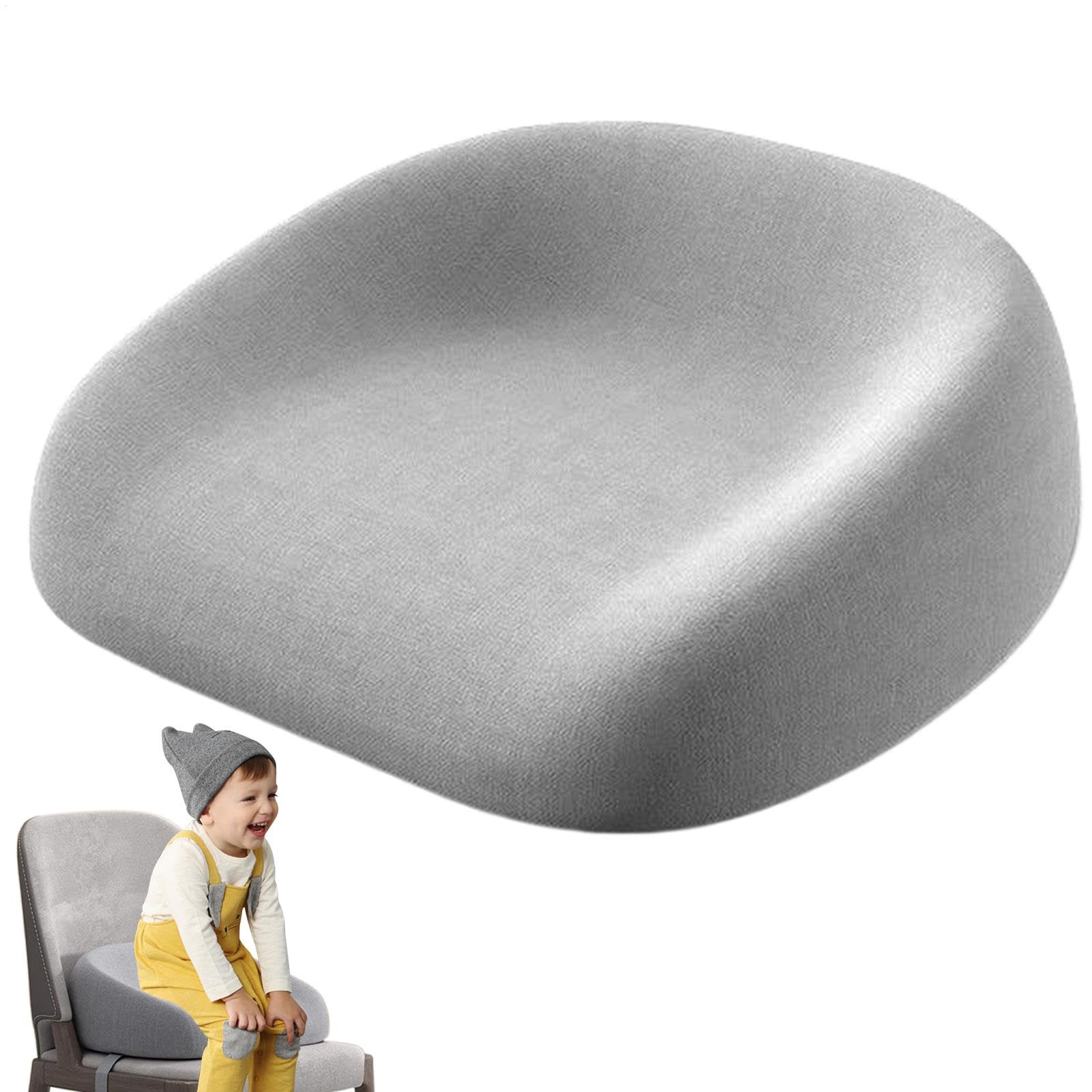 Seggiolino Rialzatore Per Sedia Da Cucina Cotone, Rimovibile, Base