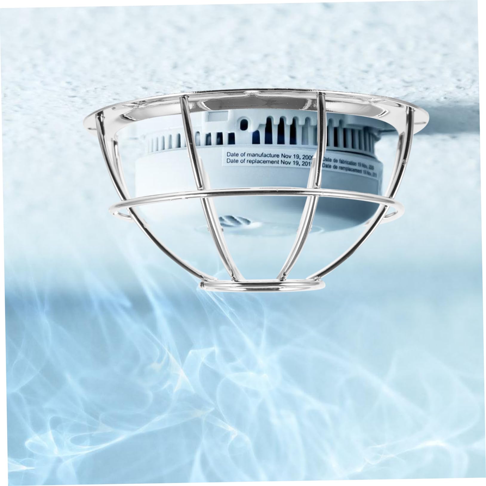 5 Stück Netzabdeckungen Für Feuermelder Detektorabdeckungsform Sprinklersystem Sprinklerhalterung Silber